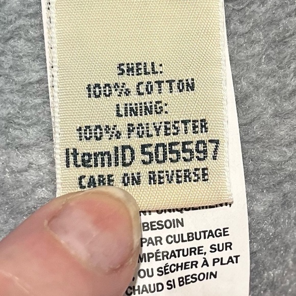 L.L. Bean Shacket Red/White Plaid Fleece Lined Shirt Jacket Size Medium - Picture 6 of 10